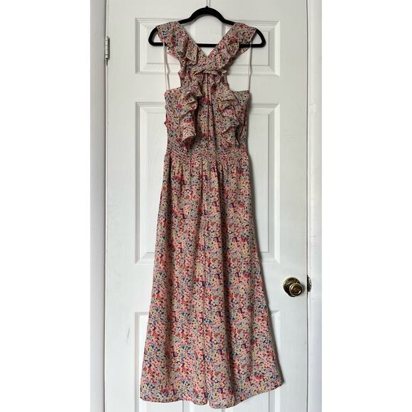 Rebecca Taylor Pants - Rebecca Taylor Ruffle Strap 'Margo' Floral Jumpsuit - Size 10 - NWT